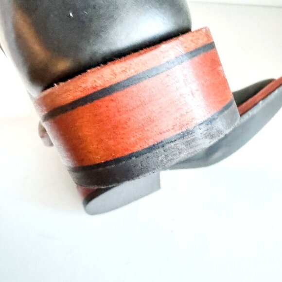 Anderson Bean Boot Company Handmade Square Toe Western Boots 11 - Picture 11 of 11